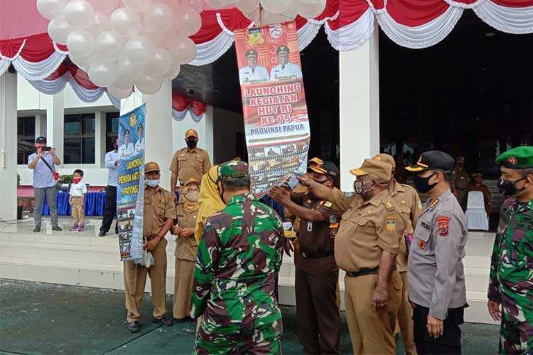 Pemprov Papua Launching Kegiatan HUT RI ke 75