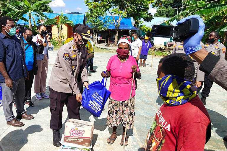 The Spirit Of Papua Bersama Polda Papua