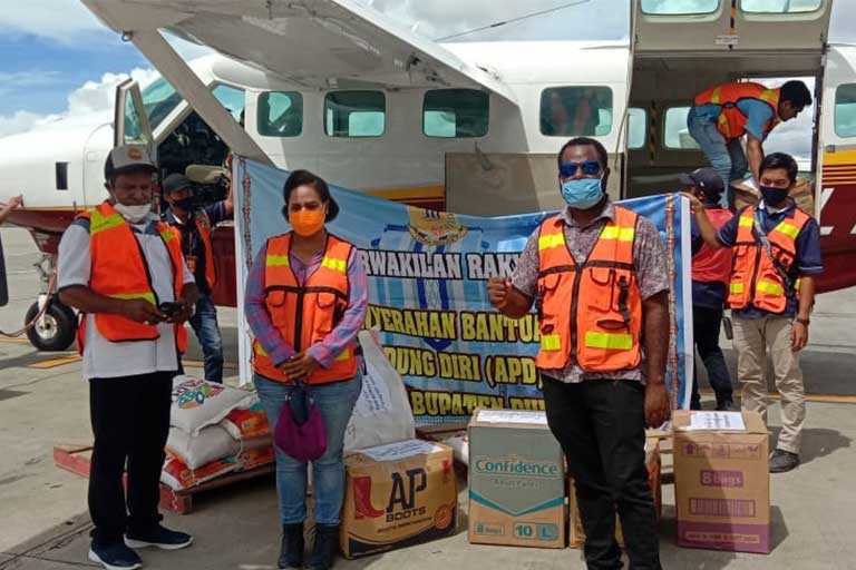 Puncak Jaya Dapat Bantuan APD