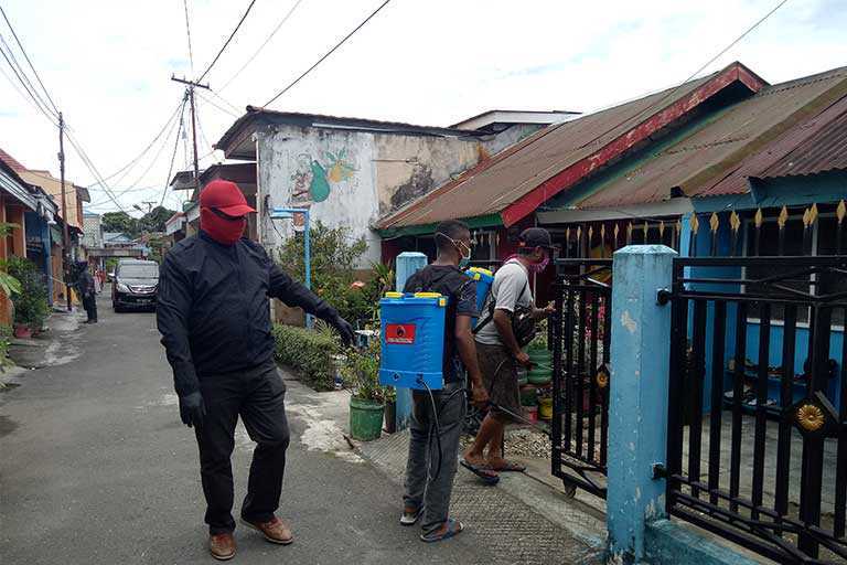 PDIP Papua Lakukan Penyemprotan Disinfektan