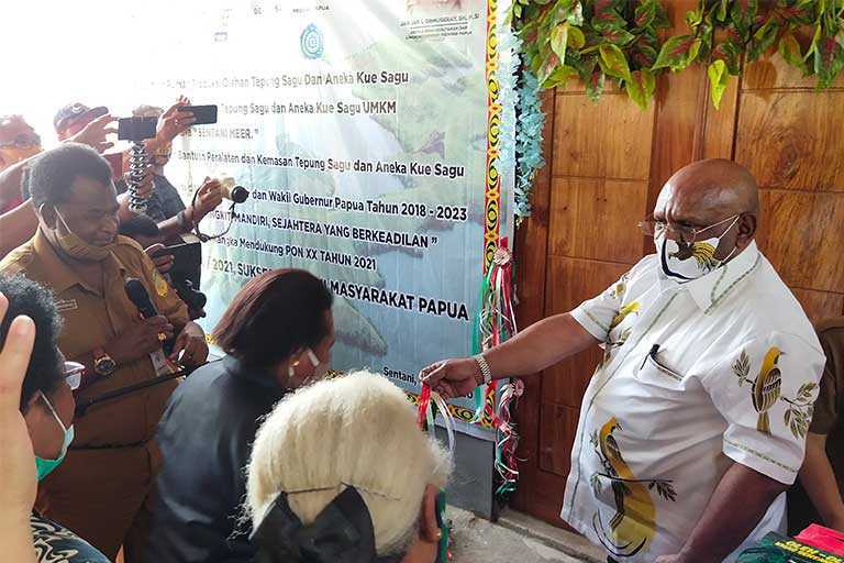 Rumah Produksi Olahan Tepung Sagu