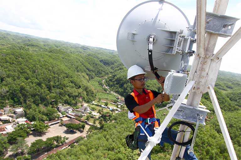 Pelanggan Telkom di Wamena