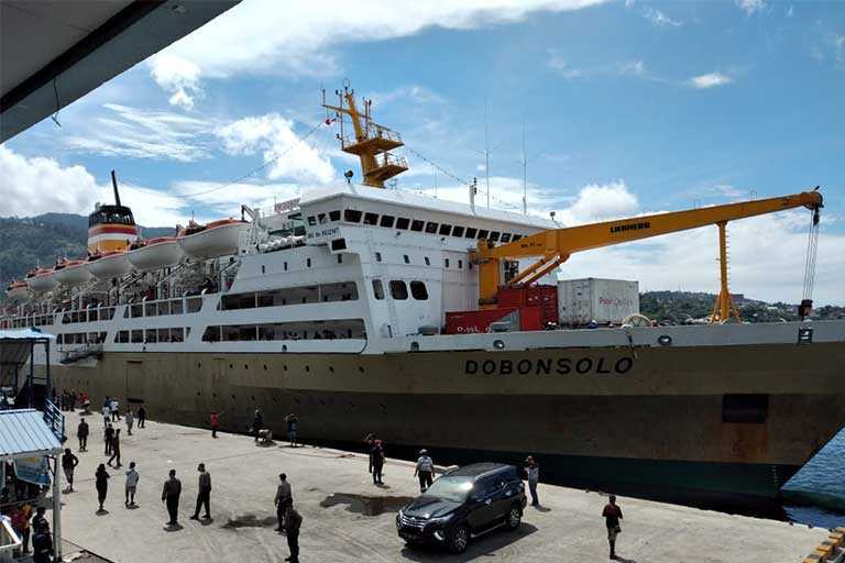 Pelabuhan di Papua Menurun