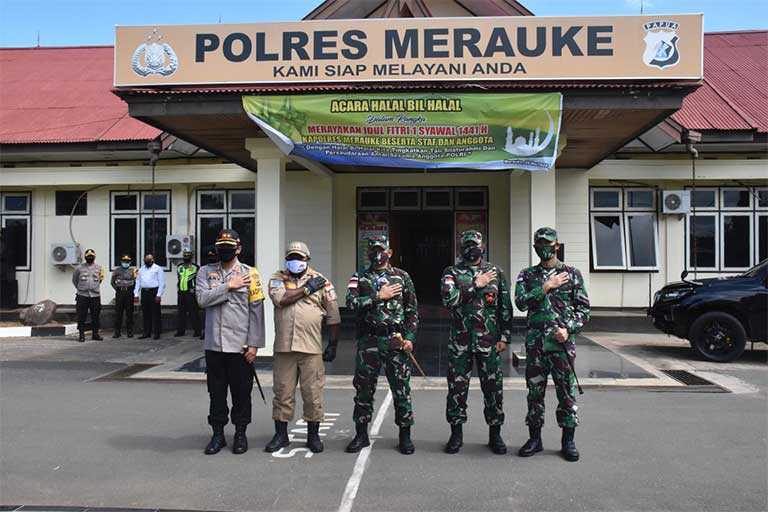 danrem Kunjungi polres merauke