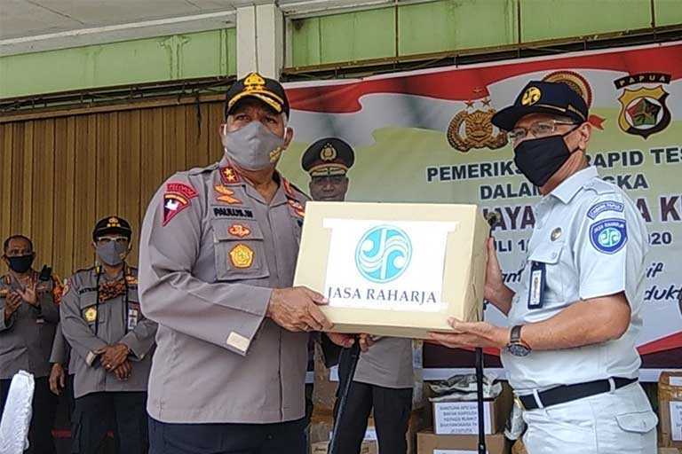 Jasa Raharja Bersinergi dengan Polda Papua