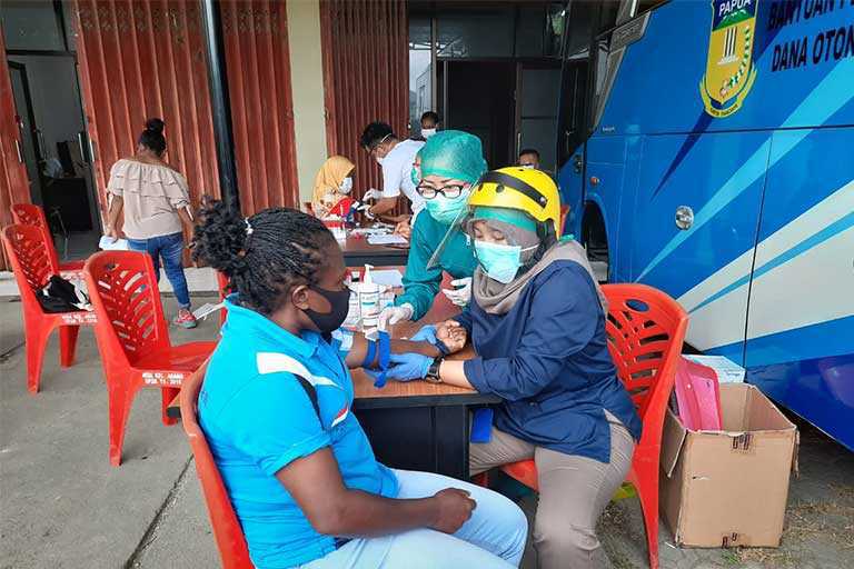 Atlet Peparnas Papua Jalani Rapid Test