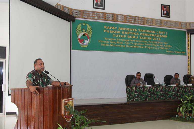 Pangdam XVII/Cenderawasih Mayjen TNI Herman Asaribab