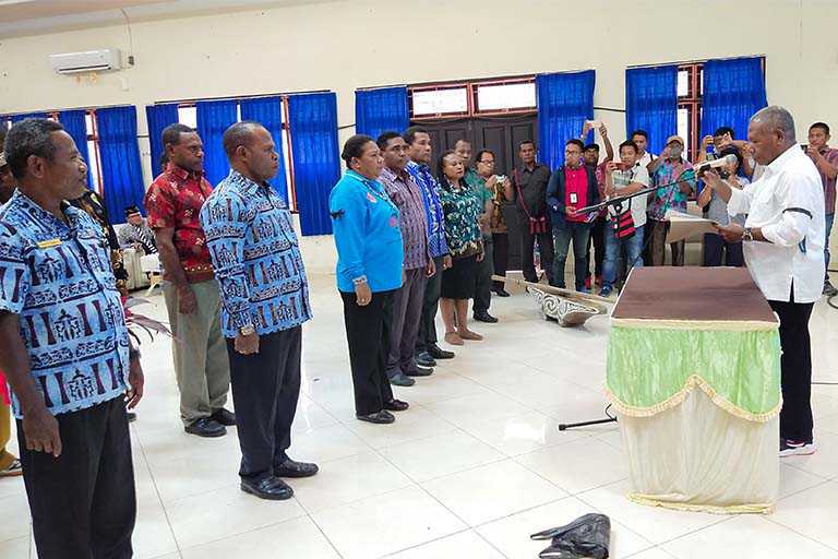 Ketua DKTP Kabupaten Jayapura