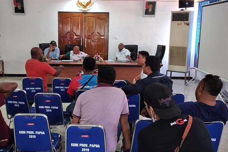 Humas PB PON Papua Gelar Rapat Perdana