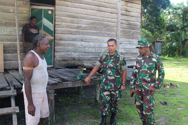 Kasdim Sambangi Warga Kampung Epem