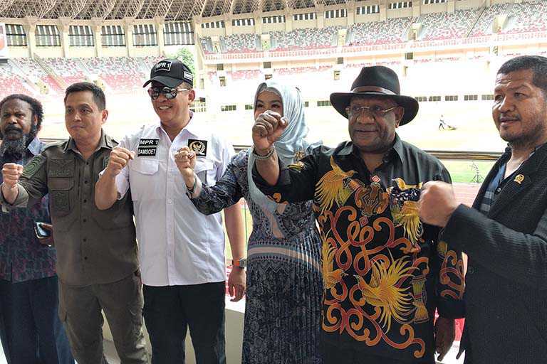 Stadion Papua Bangkit Setara Stadion Sepakbola di Eropa