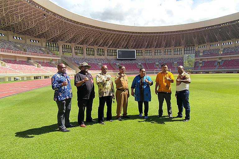 relokasi warga stadion papua bangkit