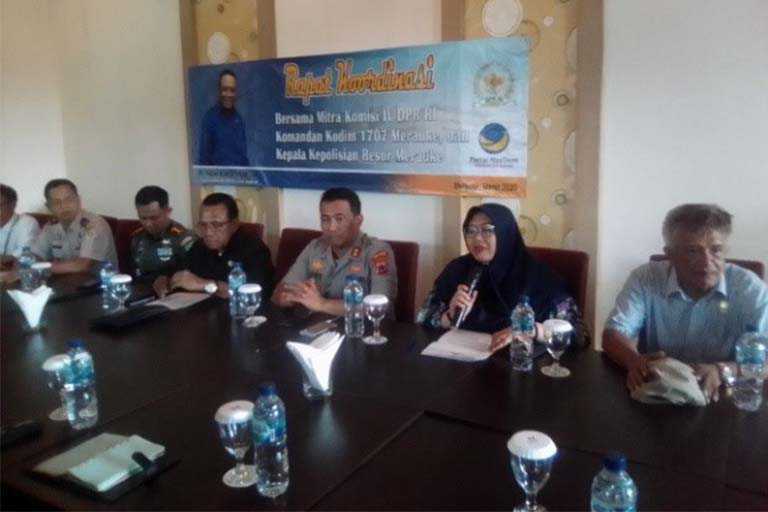 Rapat Koordinasi Bersama Mitra Komisi IV DPR RI di merauke