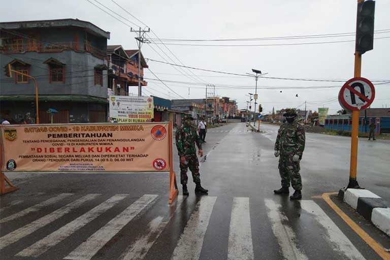 Pemda Mimika Laksanakan Pembatasan Sosial