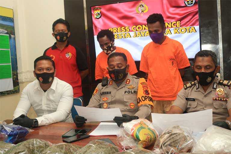 Jayapura Polisi Ungkap 47 Kasus Narkoba