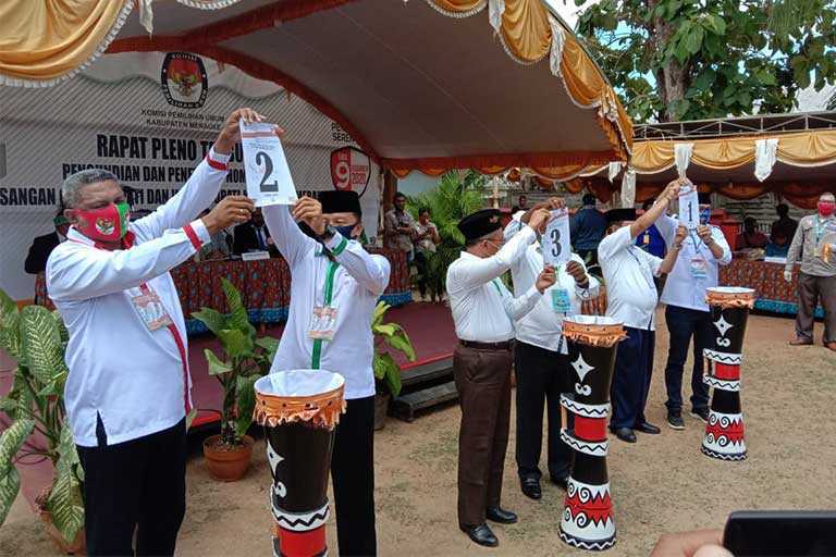 Nomor Urut Pasangan Calon merauke