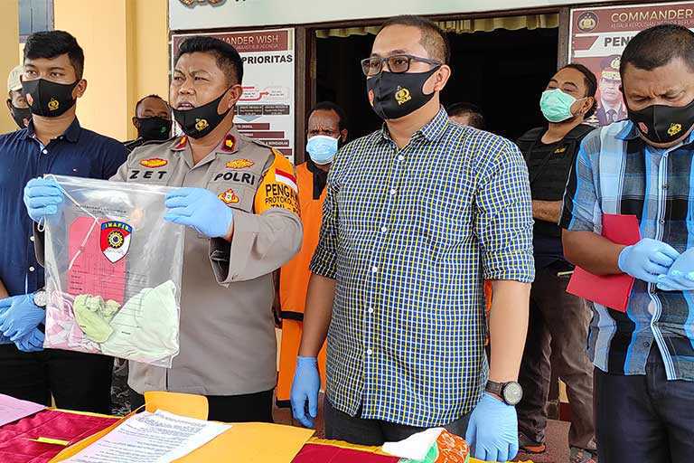 Polres Jayapura Berhasil Ungkap Tiga Kasus Kejahatan
